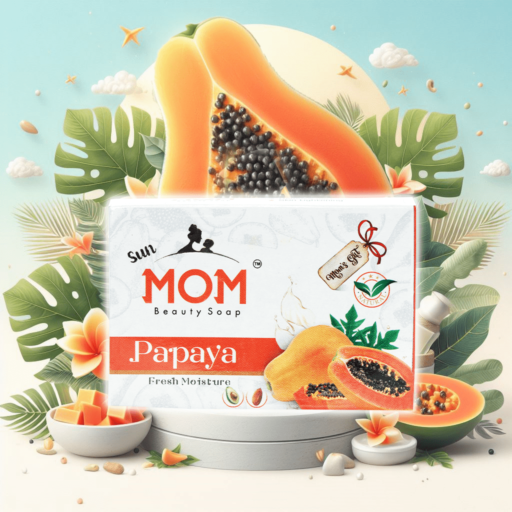 Sun MOM Papaya Beauty Soap – 75 Grams