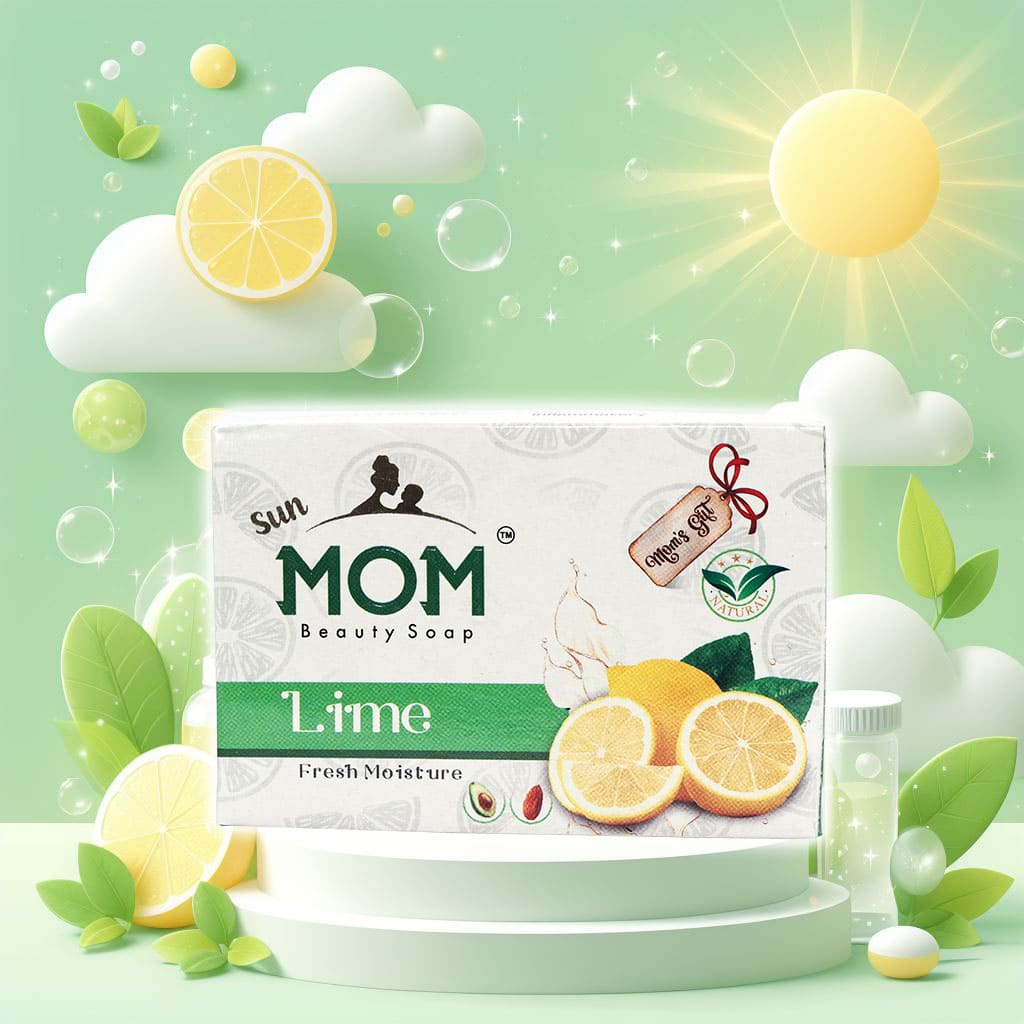 Sun MOM Lime Beauty Soap – 75 Grams